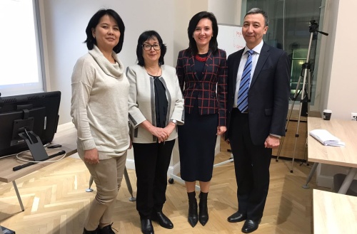 Исследовательский центр посетила делегация цивилистов из Казахстана